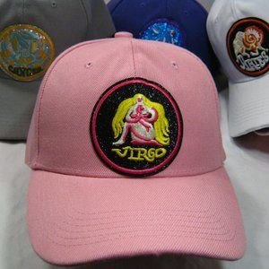 VIRGO Graffiti style Streetwear Hip Hop Sun Sign Zodiac Bling Baseball Cap Hat
